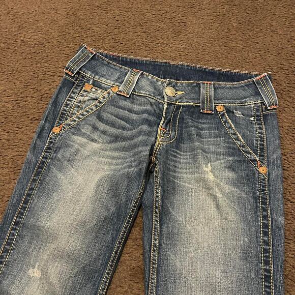 Y2K True Religion Low Rise Flare Jeans - Picture 6 of 7